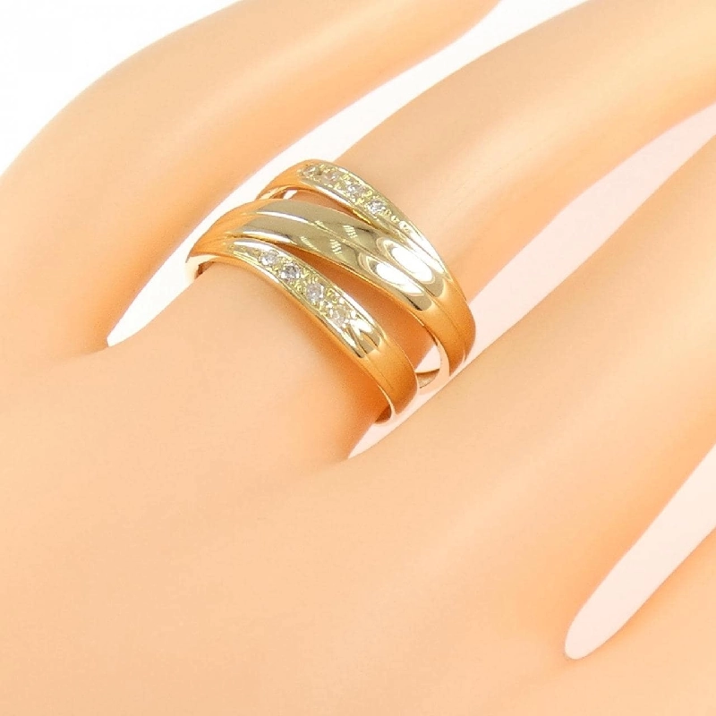 Nhẫn kim cương K18YG 0.09CT - Hàng hiệu chính hãng 850127