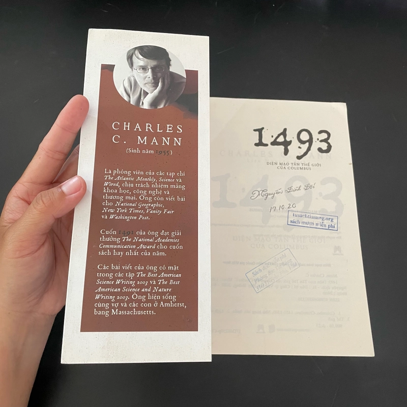 II Tựa sách: 1493 _ Diện Mạo Tân Thế Giới Của Columbus - CHARLES C. MANN - 2020 444603