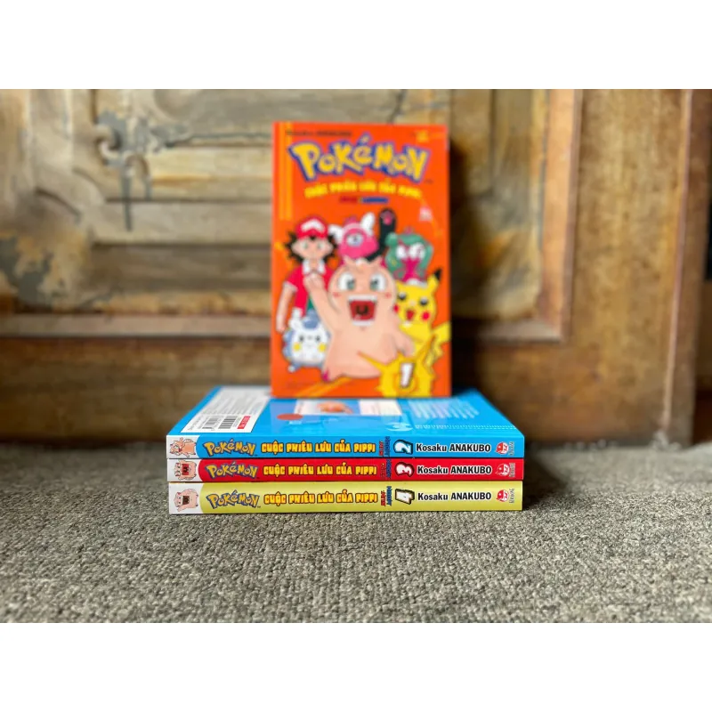 Truyện Pokémon - Cuộc Phiêu Lưu Của Pippi Sun Moon -Trọn bộ 4 tập - NXB Kim Đồng 605030