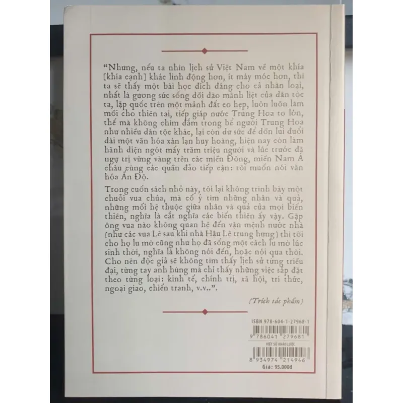 Sách Việt Sử Khảo Lược - Tôn Thất Dương Kỵ 1009040