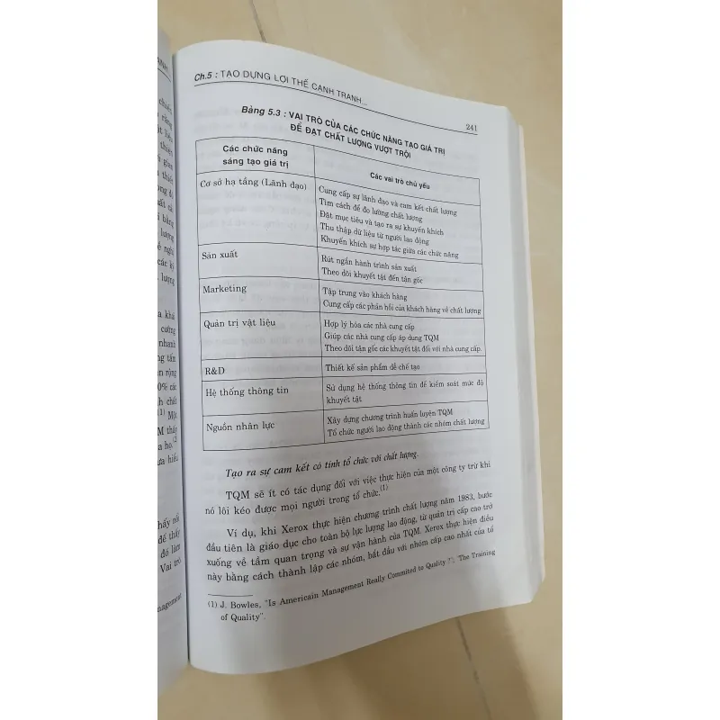 QUẢN TRỊ CHIẾN LƯỢC  1001636