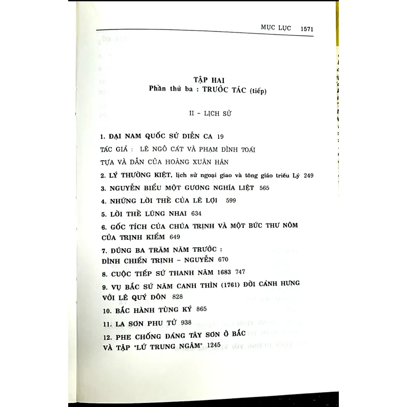 HOÀNG XUÂN HÃN - TẬP 2 :  LỊCH SỬ 1006989