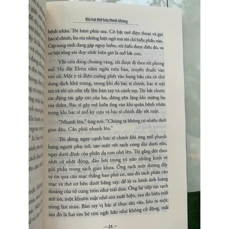 KHI HƠI THỞ HÓA THÍNH KHÔNG - PAUL KALANITHI (TRẦN THANH HƯƠNG dịch)  1022267