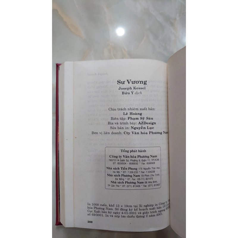 SƯ VƯƠNG (CHUYỆN KỂ VỀ MỘT EM BÉ SỐNG VỚI MUÔNG THÚ).
Tác giả: Joseph Keseel. Bửu Ý dịch 300699