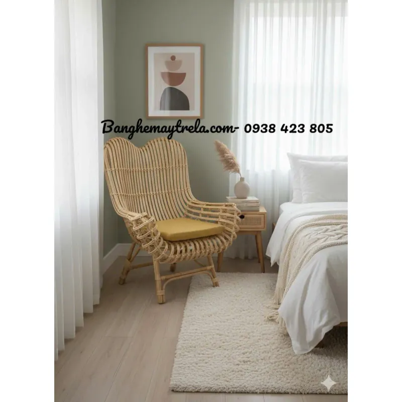 Ghế mây tự nhiên ngồi đọc sách 707986