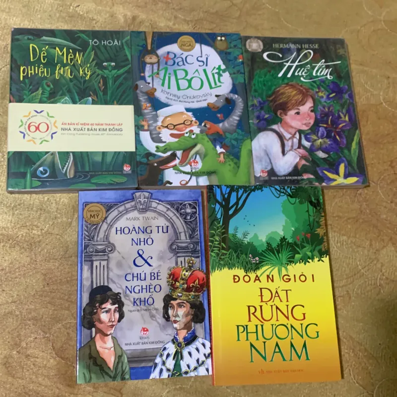  đất rừng phương nam,dế mèn phiêu lưu ký, hoàng tử nhỏ và chú bé nghèo khổ, huệ tím, aibol 751713