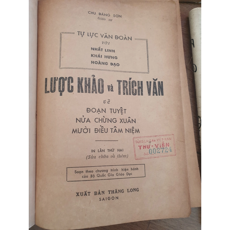 Tác gia Thế Kỷ XX: Nhất Linh - Hoàng Đạo - Khái Hưng (1961) 477824