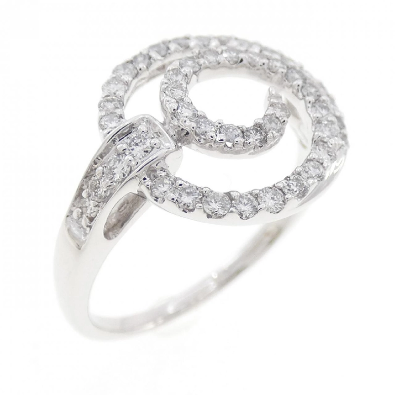 Nhẫn kim cương K18WG 0.52CT 670392