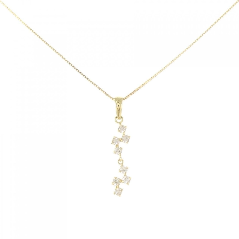 K18YG Dây chuyền kim cương 0.10CT - Hàng hiệu Chính hãng 865397