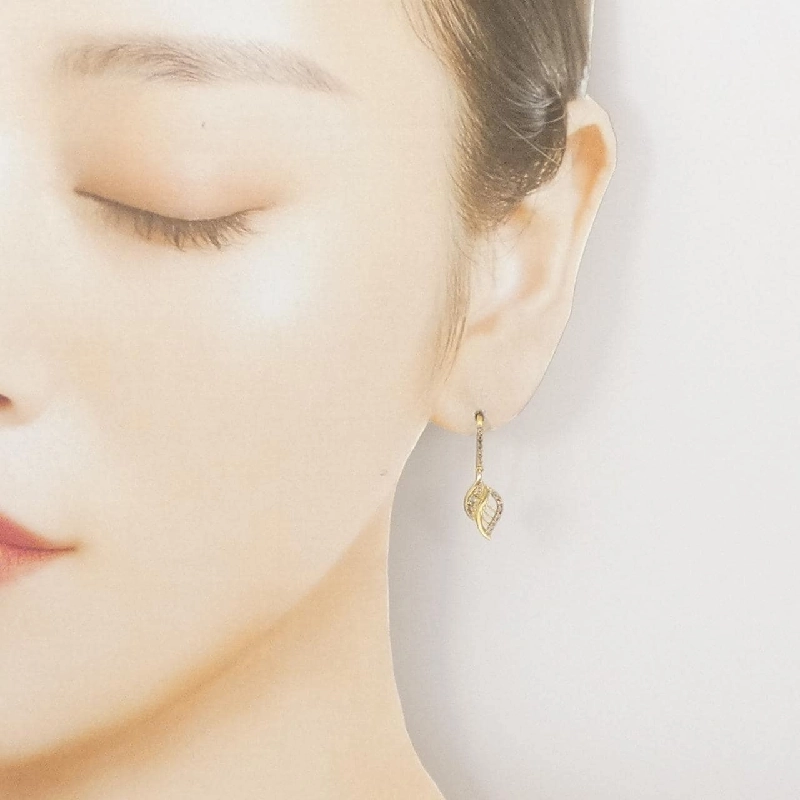 K18YG Bông tai kim cương 0.40CT - Hàng hiệu Chính hãng 868952