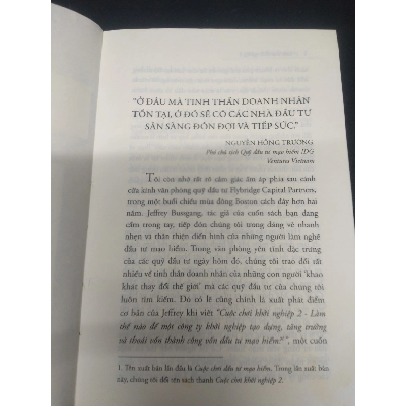 Cuộc Chơi Khởi Nghiệp 2 mới 80% ố nhẹ 2017 HCM2405 Jeffrey Bussgang SÁCH MARKETING KINH DOANH 914473
