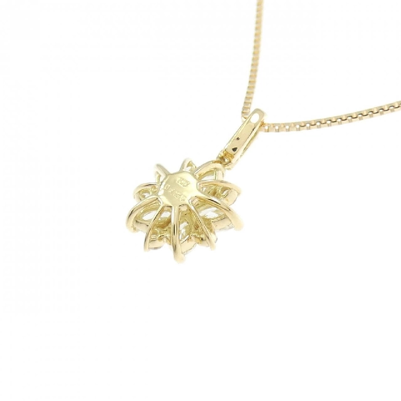 K18YG Hoa Kim Cương Dây Chuyền 0.25CT - Hàng hiệu Chính hãng 859789