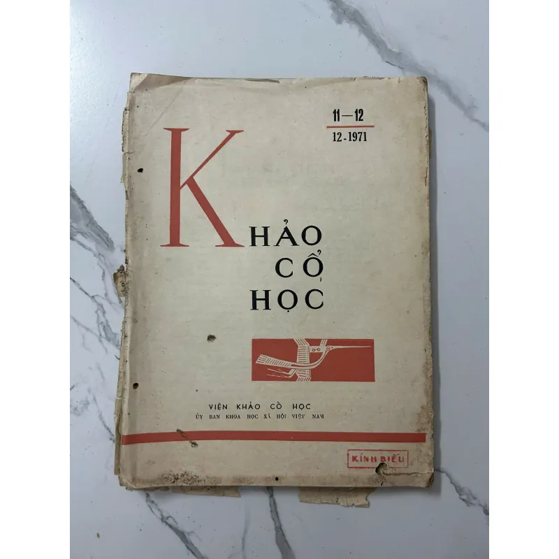 Khảo cổ học (Số 11-12/1971) – Viện Khảo cổ học 1023431