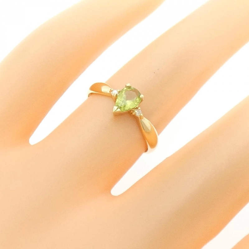 Nhẫn Peridot K18YG 669870