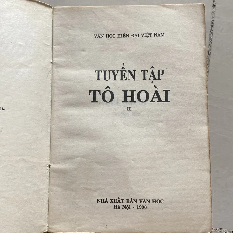 TUYỂN TẬP TÔ HOÀI, TẬP II (XB 1996) 590710