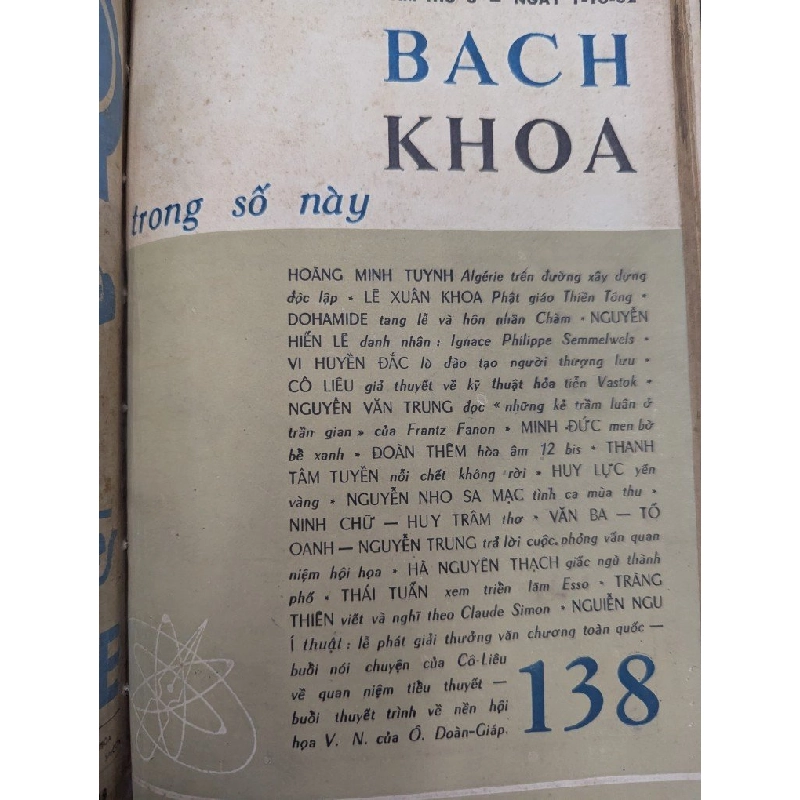 TẠP CHÍ BÁCH KHOA (114,133,134,135,136,137,138 ĐÓNG CHUNG ) 277656