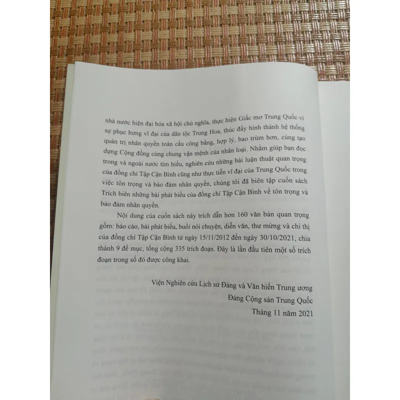 NHỮNG BÀI PHÁT BIỂU CỦA TẬP CẬN BÌNH... 752501