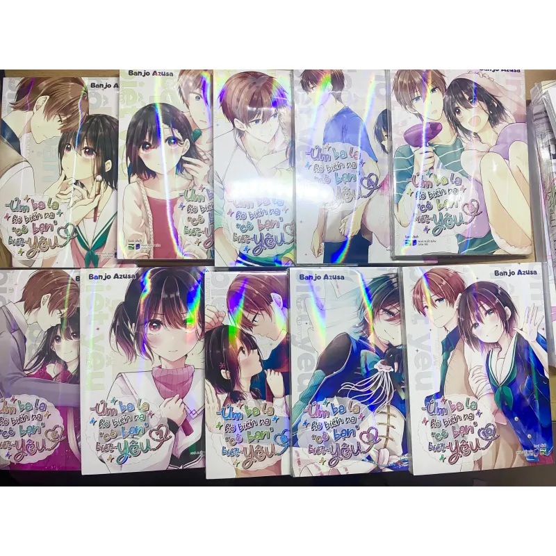 Combo 1-10 Truyện tranh Úm ba la hoá ra cô bạn biết yêu kèm poster trạm ipm 746843