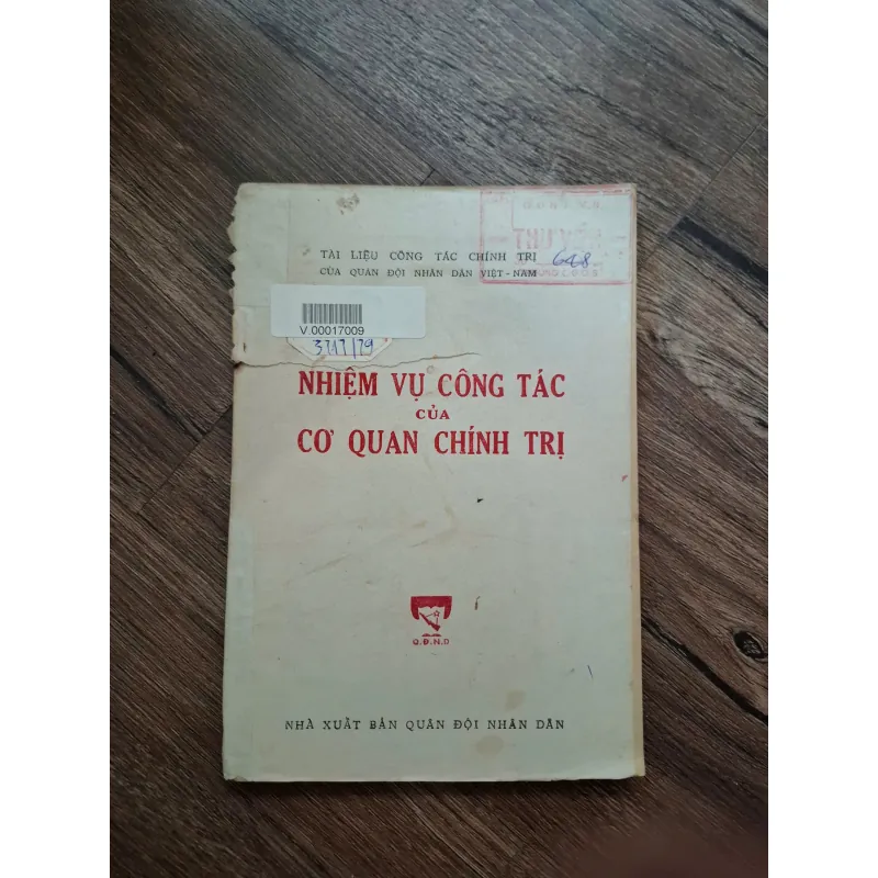 Nhiệm Vụ Công Tác Của Cơ Quan Chính Trị - Tài liệu công tác chính trị của Quân đội 715927