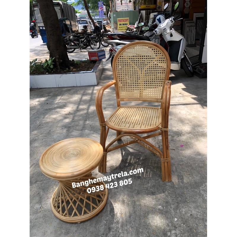 Ghế mây lưới mắt cáo giá rẻ 472093