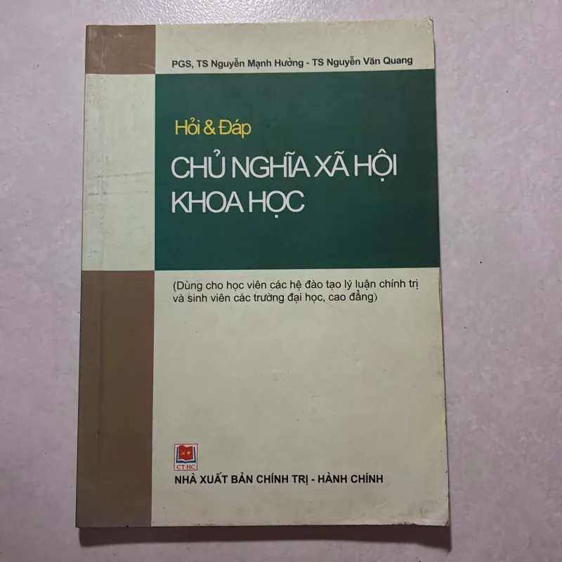 Hỏi đáp chủ nghĩa xã hội khoa học 746504