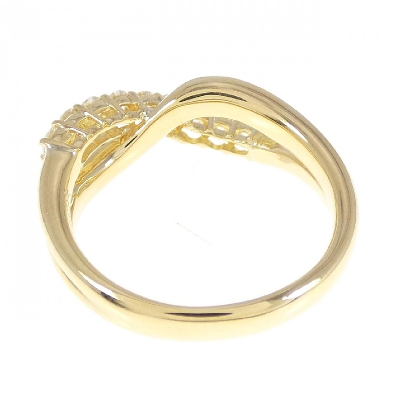 Nhẫn kim cương K18YG 0.36CT 673686