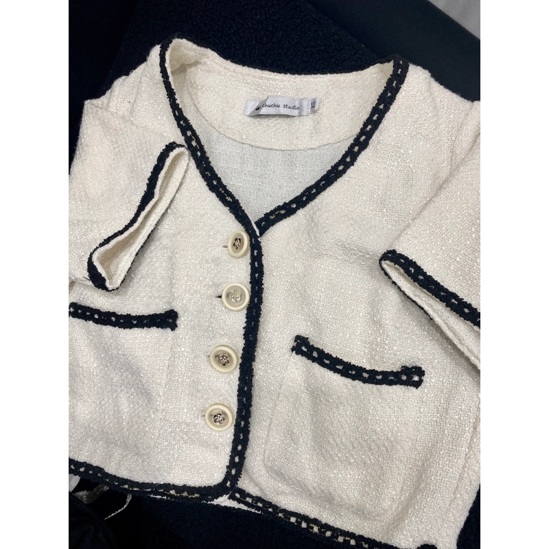 Áo croptop dạ tweet 548860