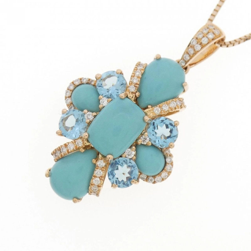 Dây chuyền đá giả 18KPG/K18PG - Hàng hiệu Authentic 860517