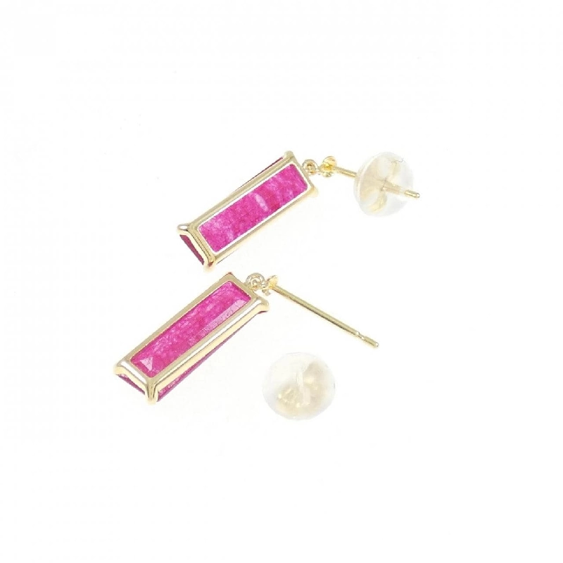 K18YG Đá Quý Bông Tai - Hàng hiệu Chính hãng 876696