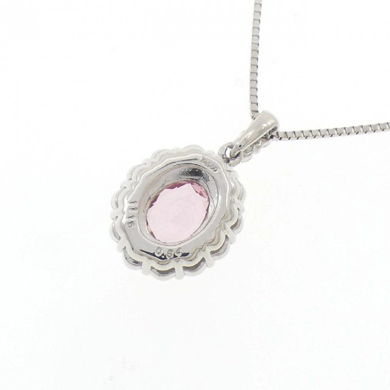 Dây chuyền Sapphire Padparadscha PT900/PT850 1.115CT - Hàng hiệu Chính hãng 856893