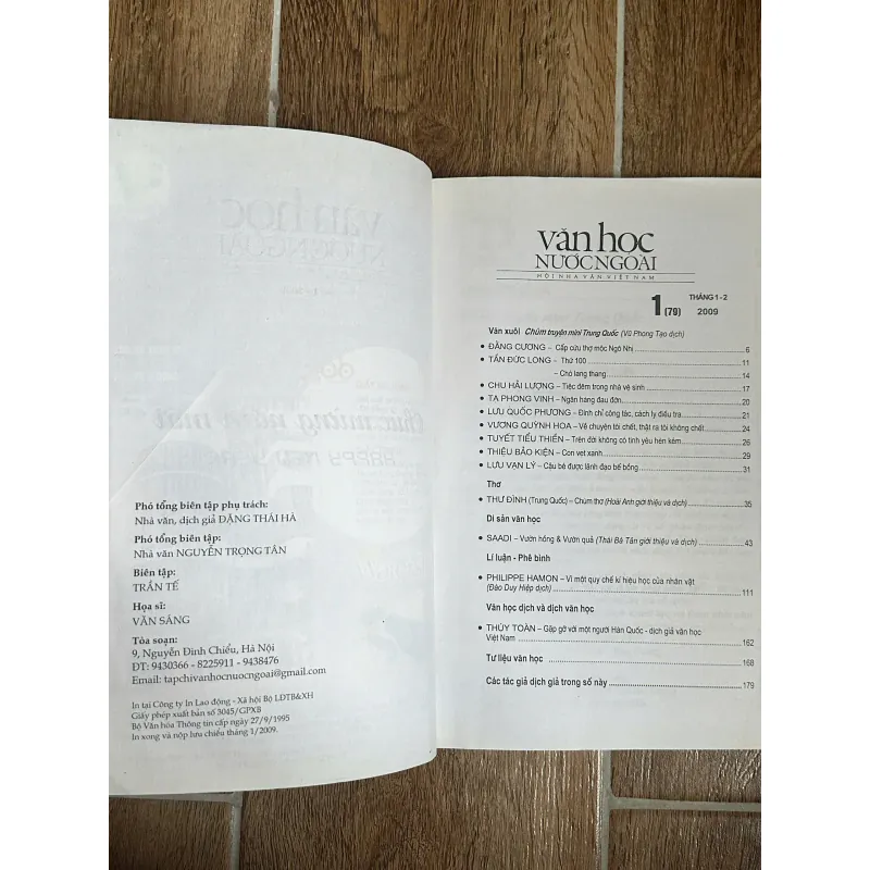 Tạp Chí Văn Học Nước Ngoài - Tổng Hợp Năm 2009 738049