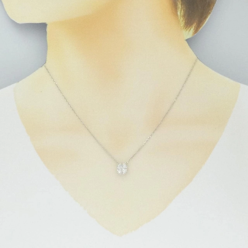 Dây chuyền kim cương Mikimoto 0.07CT - Hàng hiệu Authentic 844811