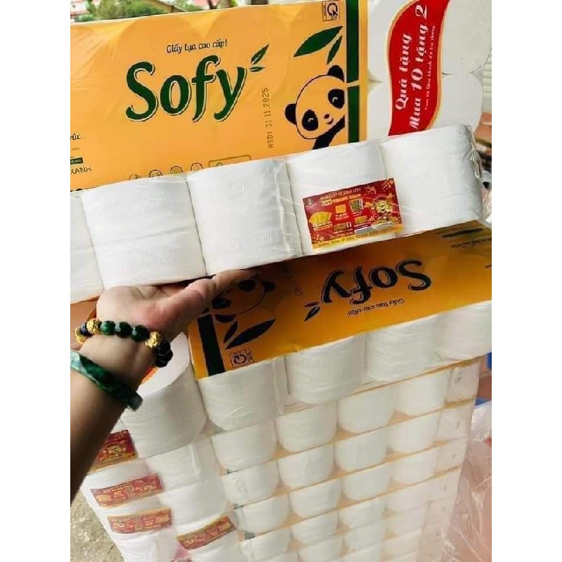 GIẤY VỆ SINH GẤU TRÚC SOFY  22383