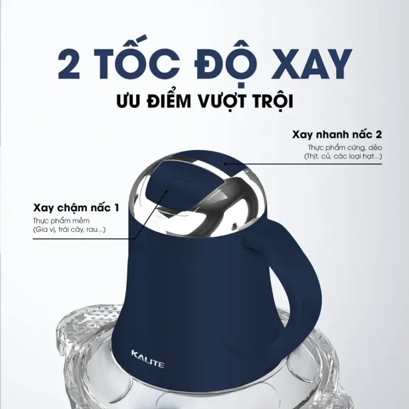 Máy Xay Thịt Kalite KM355 – Đa Năng 2L, Lưỡi Dao Siêu Bén, Xay Cực Nhanh! ⚡ 595780
