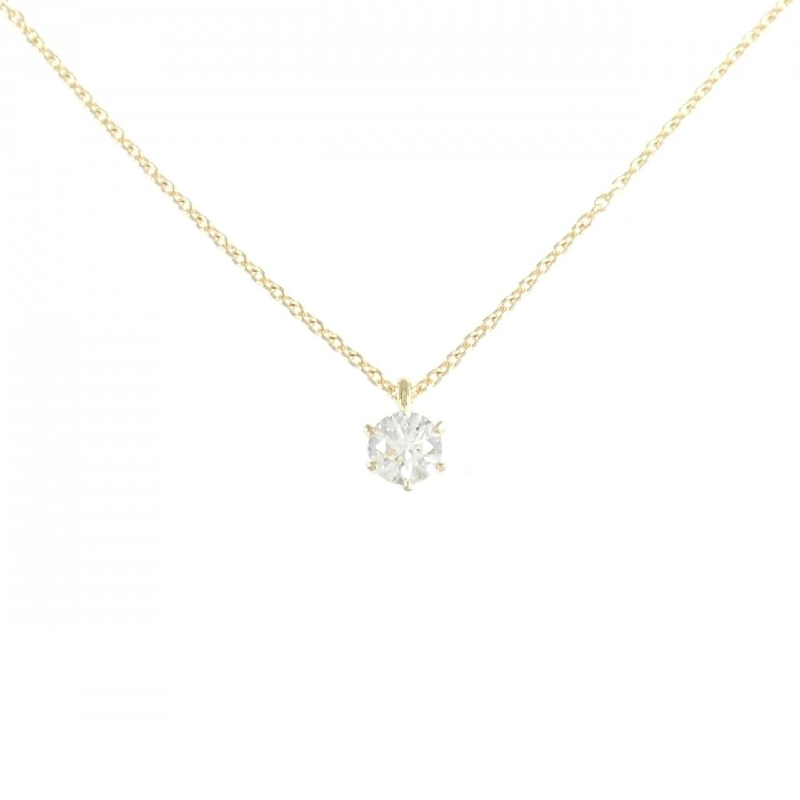 K18YG Dây chuyền kim cương 0.209CT F SI1 EXT H&C - Hàng hiệu Chính hãng 875453