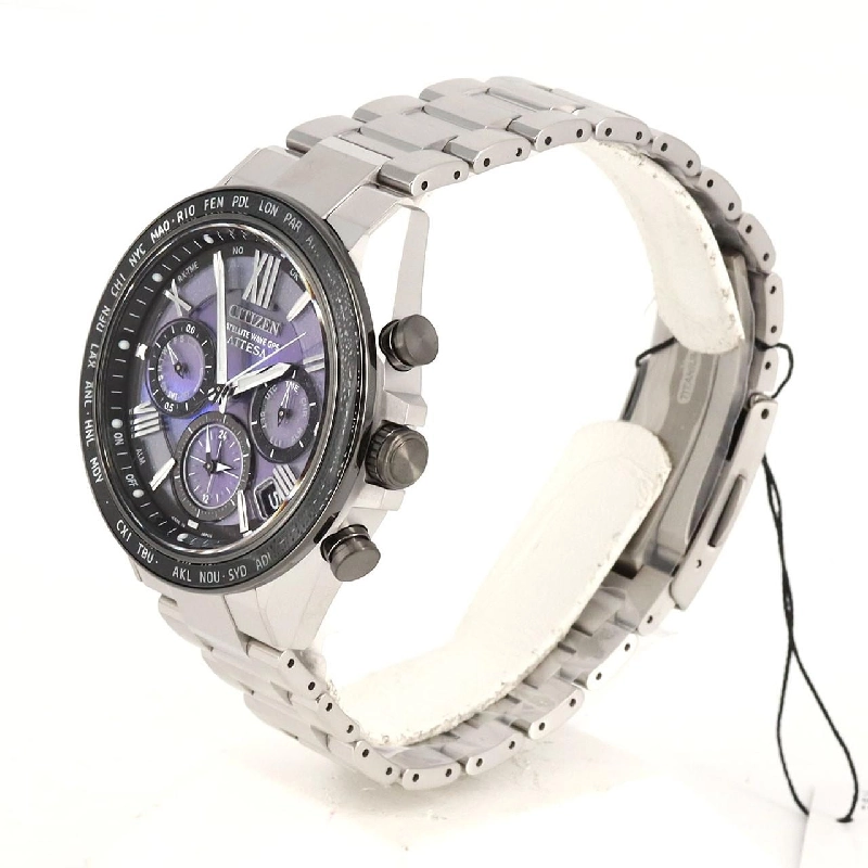 Đồng hồ GPS sóng điện Citizen Attesa F950-0029S0K/CC4075-50L TI Solar Quartz - Hàng hiệu Chính hãng 881817