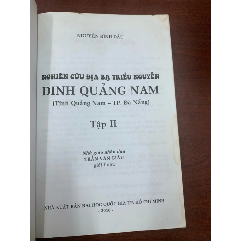 Nghiên cứu địa bạ triều Nguyễn dinh Quảng Nam (tỉnh Quảng Nam - Đà Nẵng) tập 1 + 2  299806