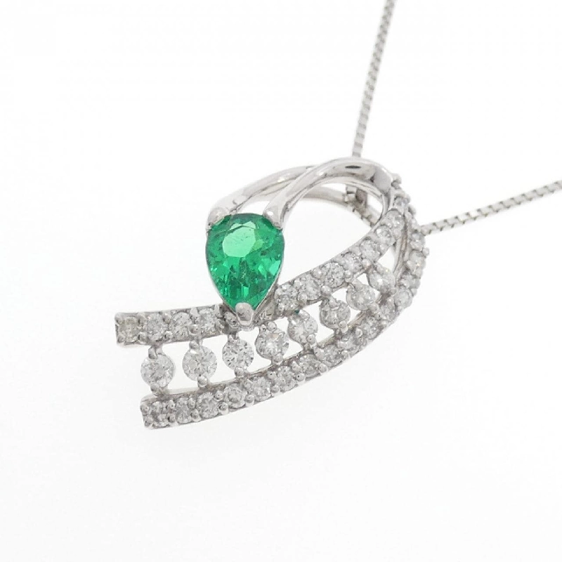 Dây chuyền ngọc lục bảo PT900/PT850 0.53CT - Hàng hiệu Authentic 858576