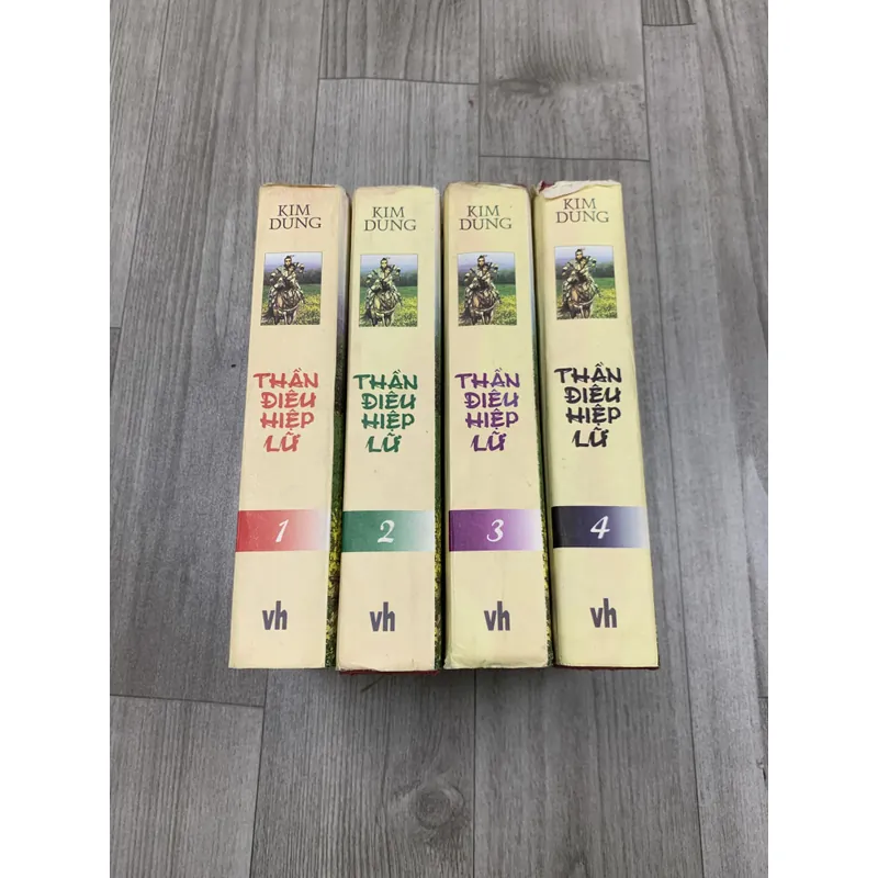 Thần điêu hiệp lữ - kim dung. Bộ 4 tập bìa cứng. 5b5 721177