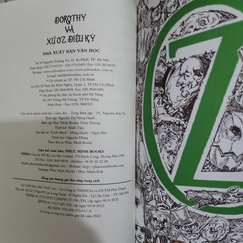 Sách Dorothy và xứ Oz diệu kỳ của L. Frank Baum mới 99% 534186