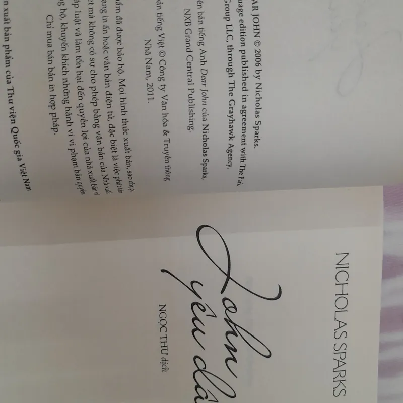John yêu đấu Nicholas Sparks 573612