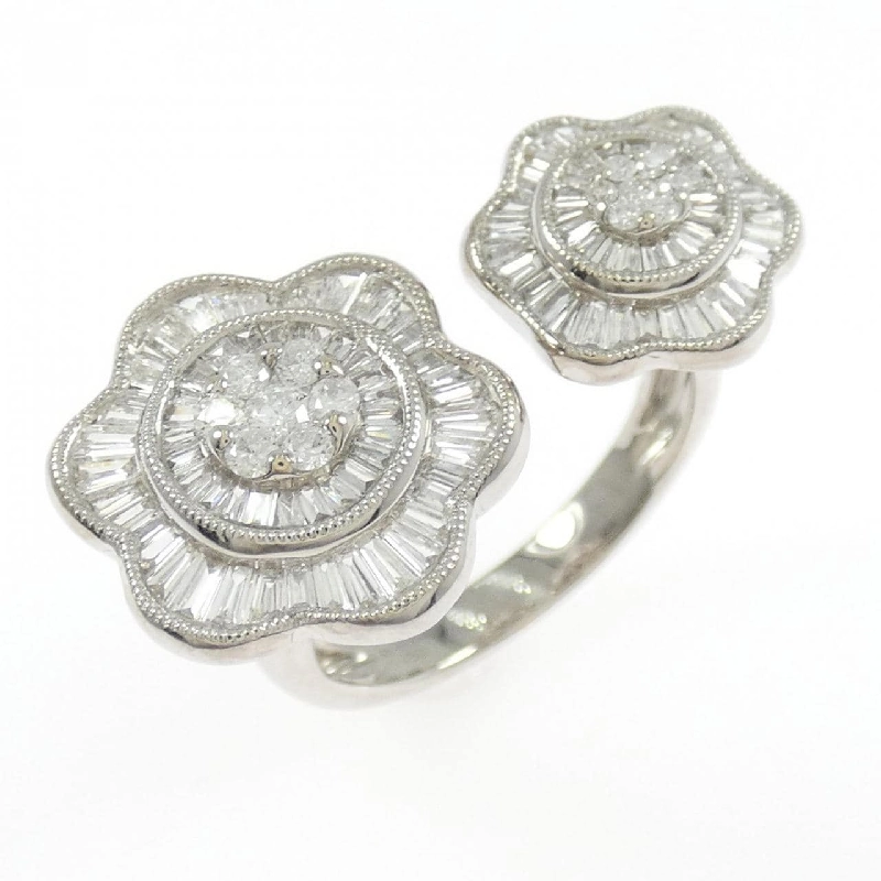 Nhẫn kim cương hoa K18WG 1.06CT - Hàng hiệu Authentic 852815