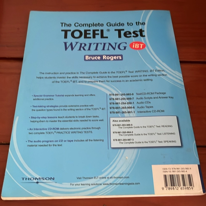 HỌC TIẾNG ANH The conplete guide to the toefl test writing iBT 536972