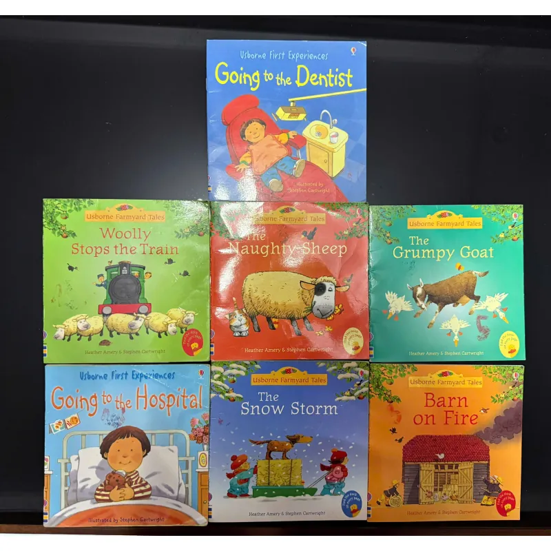 COMBO 7 SÁCH THIẾU NHI TIẾNG ANH USBORNE – FARMYARD TALES & FIRST- K4 EXPERIENCES 1019441