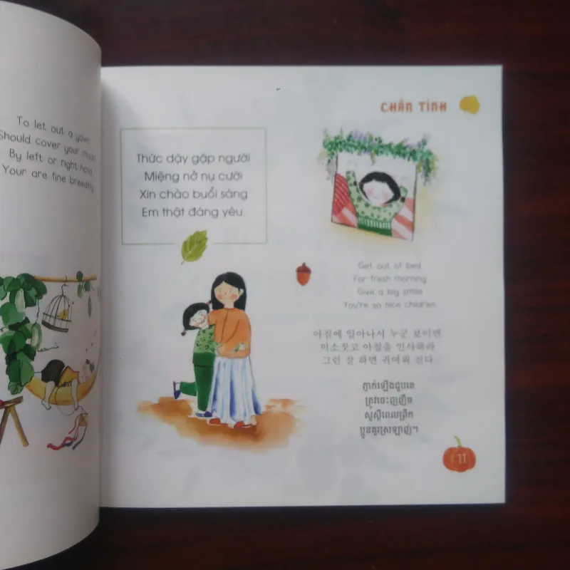 Bài Học Tuổi Thơ - Song Ngữ Anh Việt + Full Color - Thích Chân Tính [Sách Thiếu Nhi] 1033140