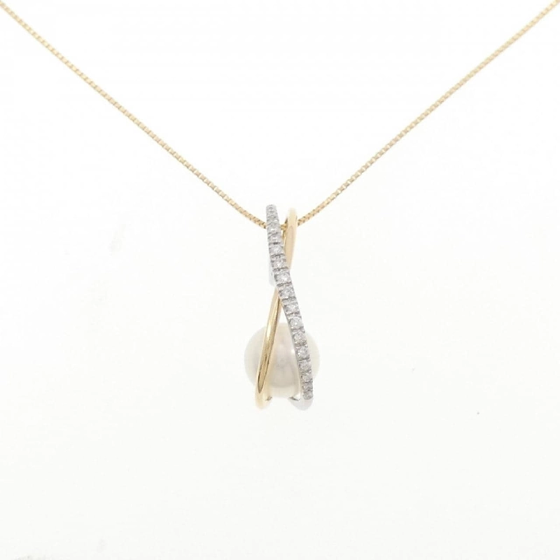 K18YG/PT900 Dây chuyền ngọc trai Akoya 8.2mm - Hàng hiệu Chính hãng 857783