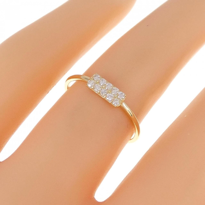 Nhẫn kim cương K18YG 0.1CT - Hàng hiệu Chính hãng 856314