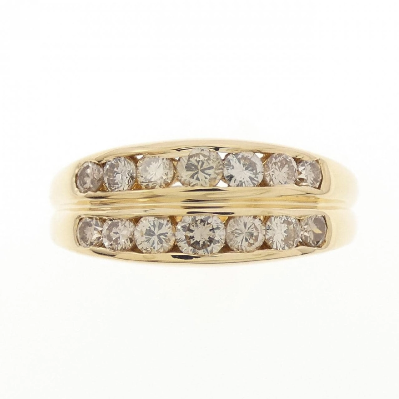 Nhẫn kim cương K18YG 0.61CT 668256