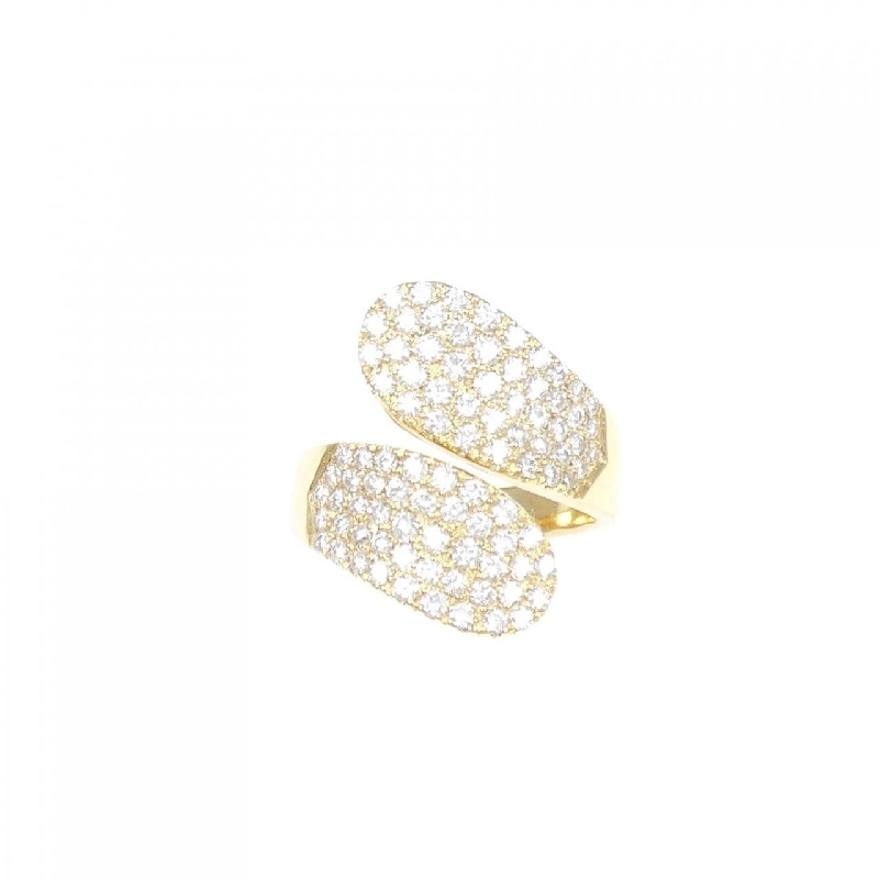 Nhẫn kim cương 750YG Pavé 1.12CT 671858