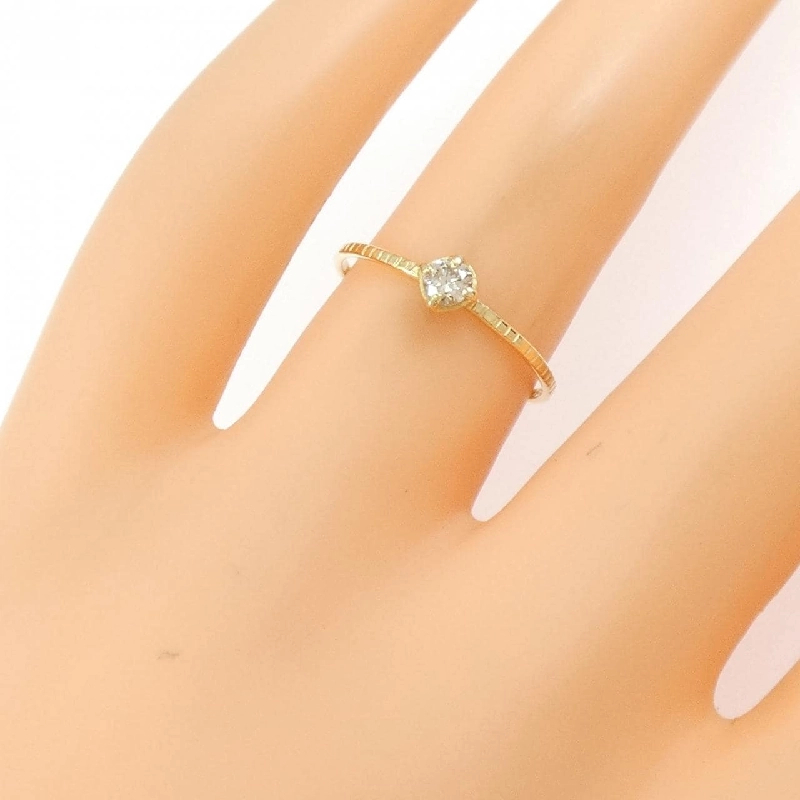 Nhẫn kim cương K18YG 667625